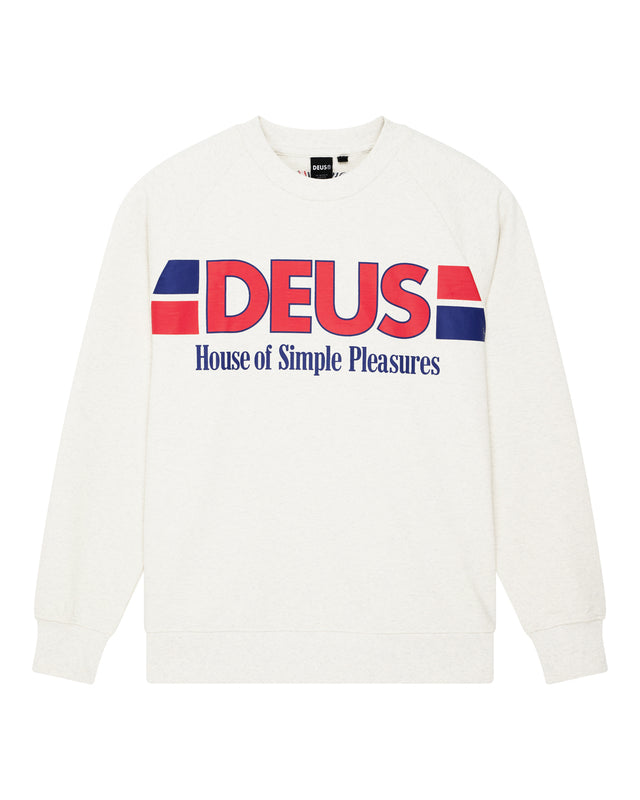 ZONE OUT TEAM CREW - LIGHT GREY MARLE