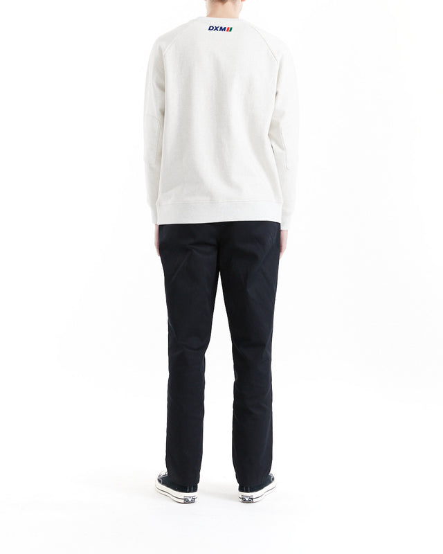 ZONE OUT TEAM CREW - LIGHT GREY MARLE