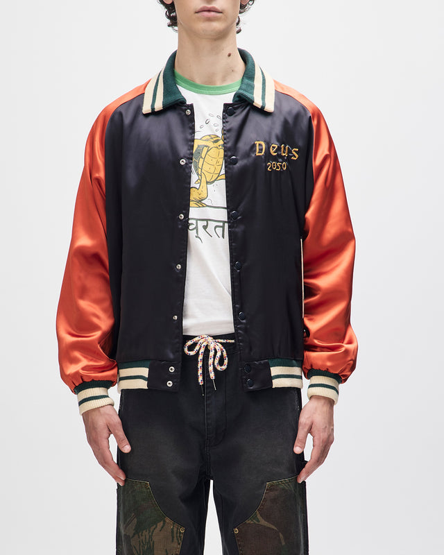 OFF BEAT JACKET - BOWLING ORANGE