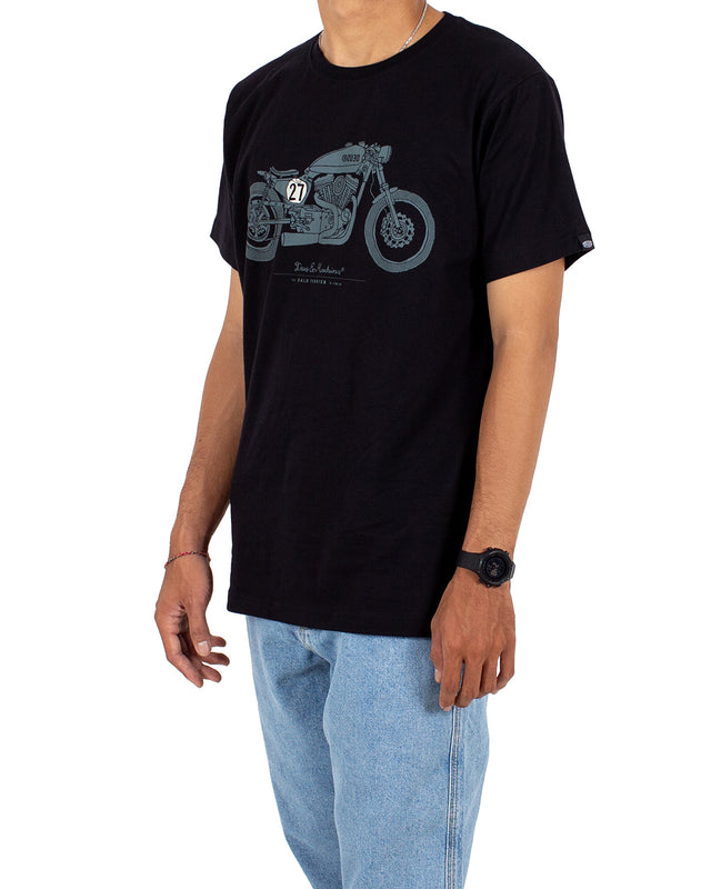 BALD TERRIER V TWIN OG - BLACK