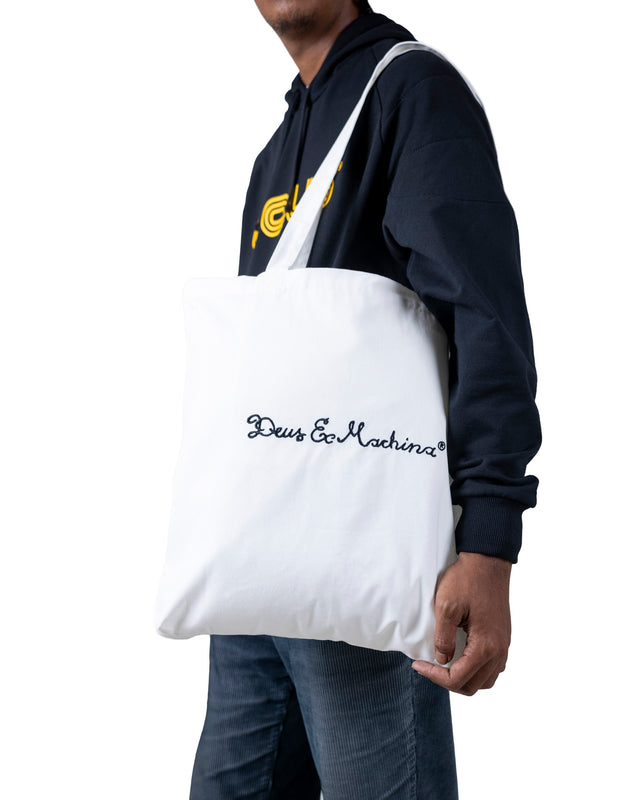 HELMET TOTE BAG - VINTAGE WHITE