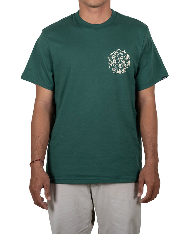 SCRAMBLER TEE - HUNTER GREEN