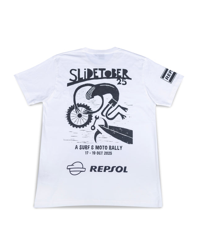 SLIDETOBER 2025 TEE - WHITE