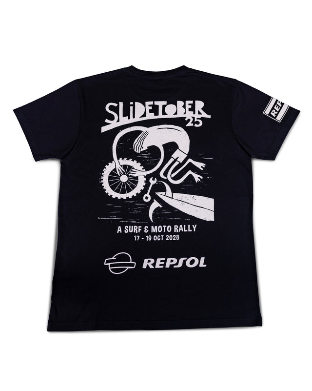 SLIDETOBER 2025 TEE - BLACK