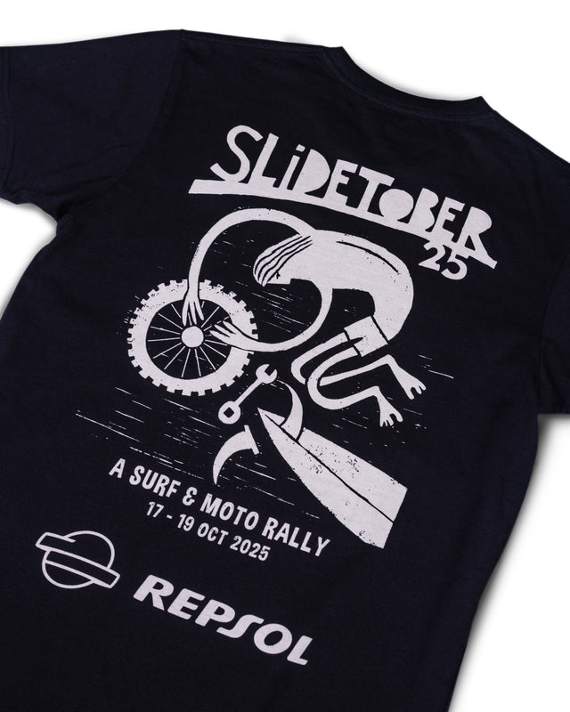 SLIDETOBER 2025 TEE - BLACK