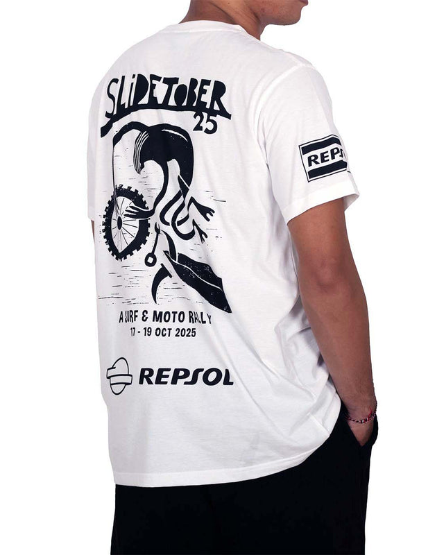 SLIDETOBER 2025 TEE - WHITE