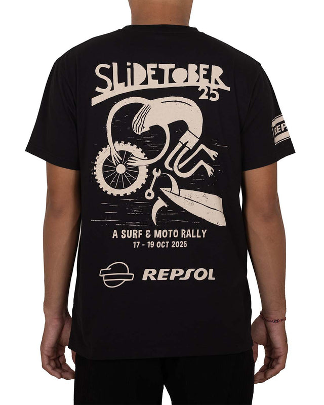 SLIDETOBER 2025 TEE - BLACK