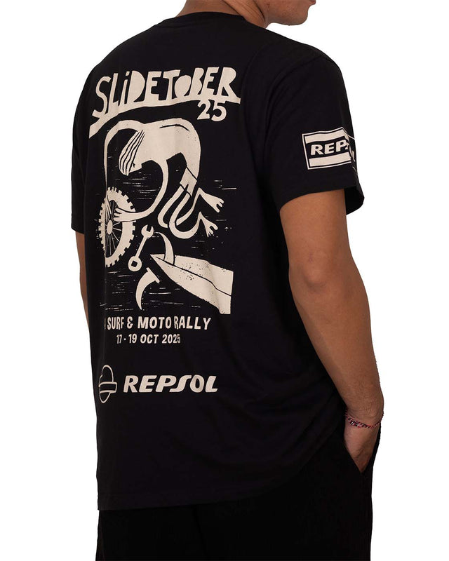 SLIDETOBER 2025 TEE - BLACK