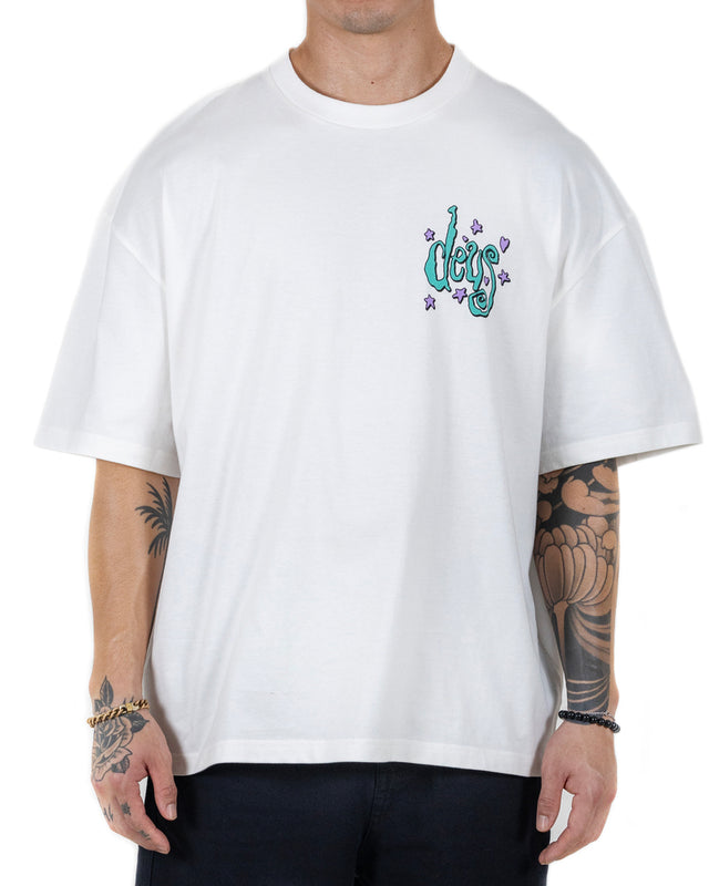 PRETTY INSIDE TEE - VINTAGE WHITE