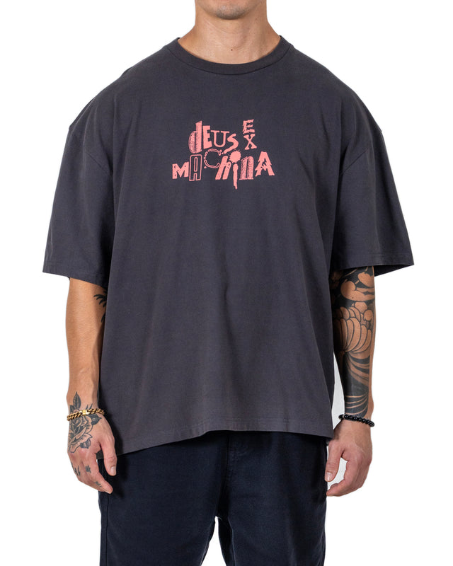 UNGLUED TEE - ANTHRACITE