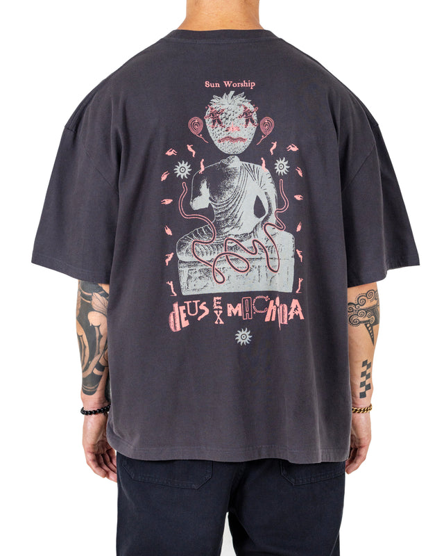 UNGLUED TEE - ANTHRACITE