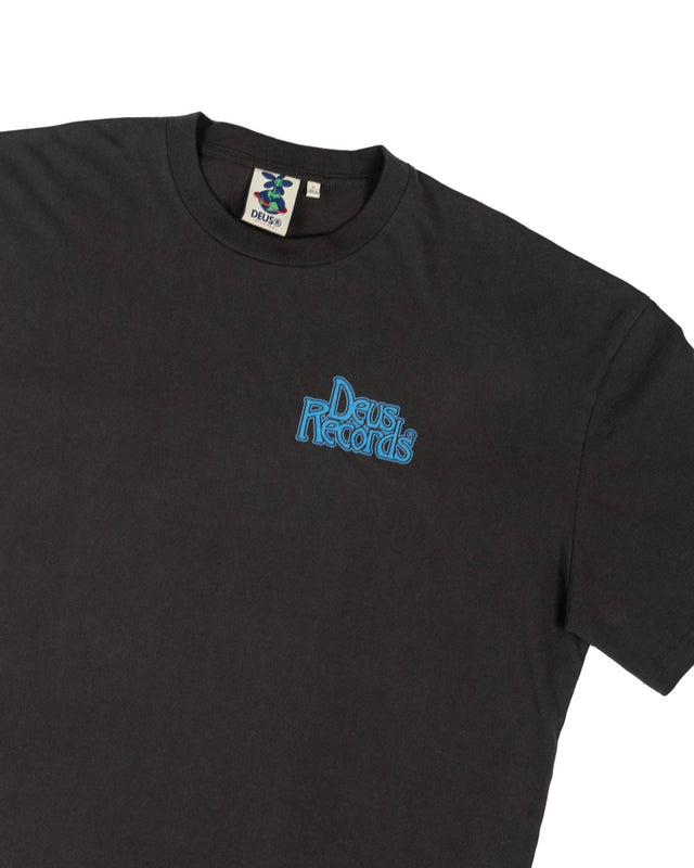 HALF STRING TEE - ANTHRACITE