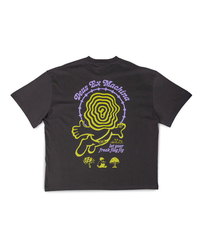 FREAK FLAG TEE - ANTHRACITE