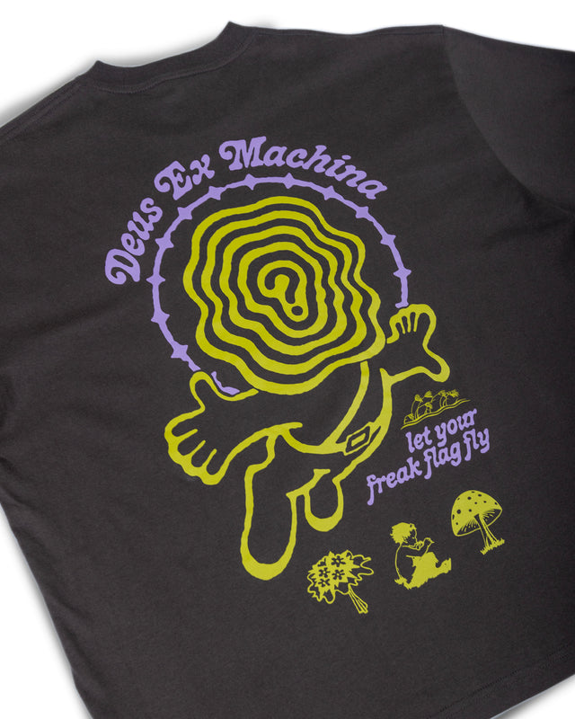 FREAK FLAG TEE - ANTHRACITE