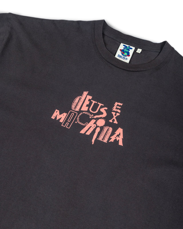 UNGLUED TEE - ANTHRACITE