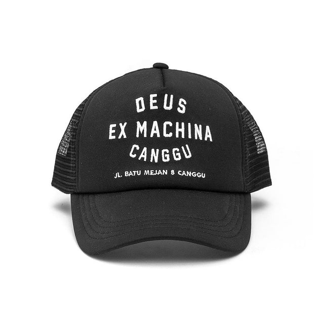 Canggu Address Trucker - Black