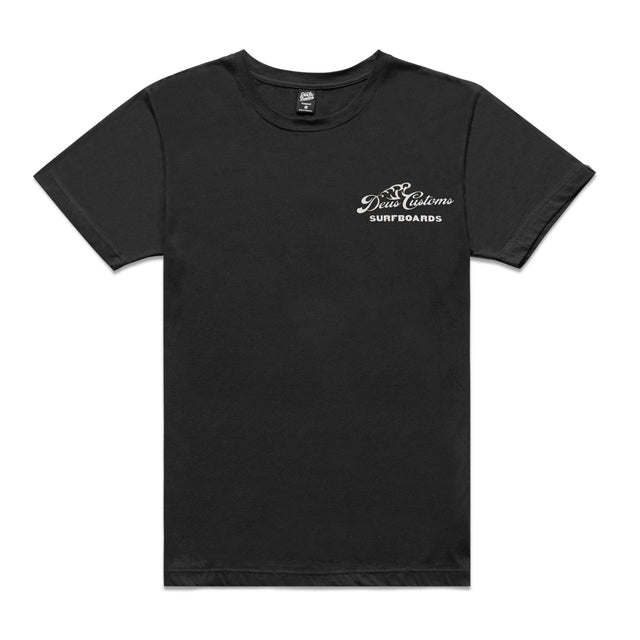 DEUS SURFBOARD CANGGU TEE OG - BLACK