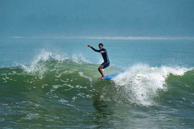 Waiting On The Right Wave. Deni Fridaus Win at the Pacitan Surf Fest