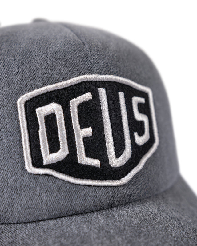 GARMENT DYED SHIELD TRUCKER - ANTHRACITE