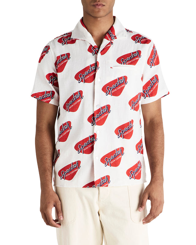 SPECTER STAMP SS SHIRT - VINTAGE WHITE
