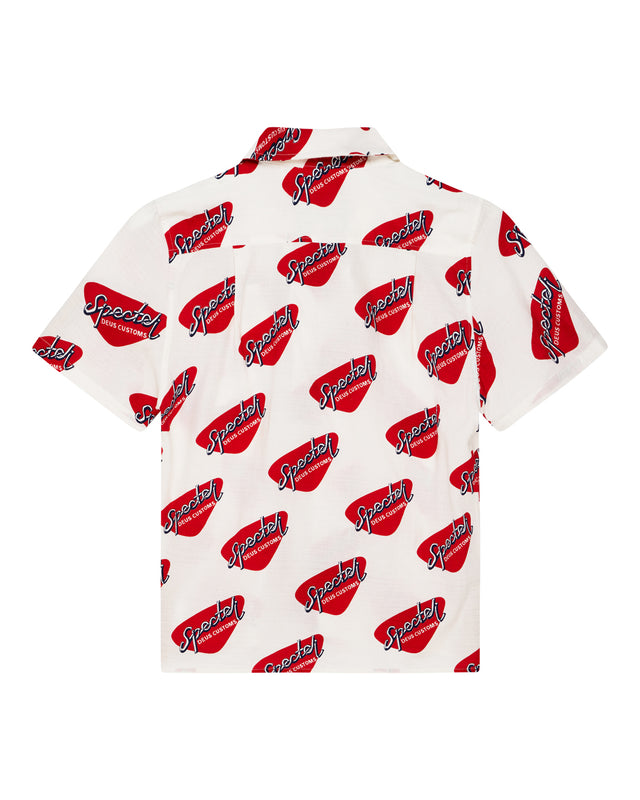 SPECTER STAMP SS SHIRT - VINTAGE WHITE