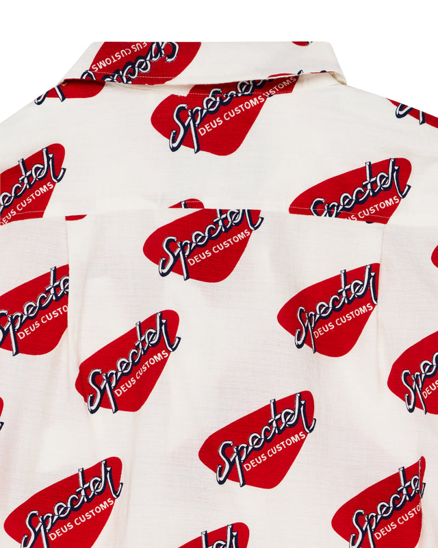SPECTER STAMP SS SHIRT - VINTAGE WHITE