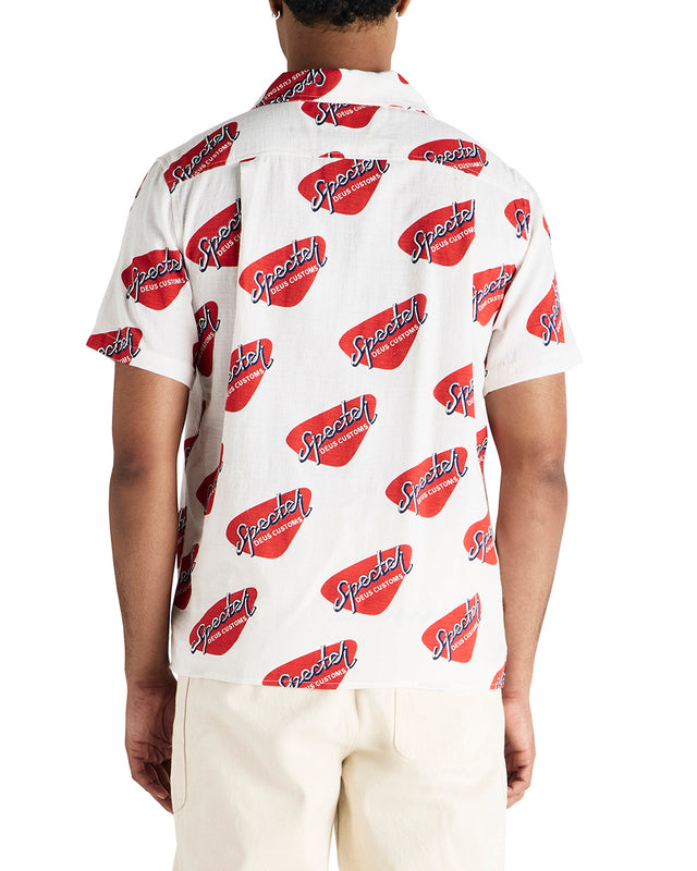 SPECTER STAMP SS SHIRT - VINTAGE WHITE