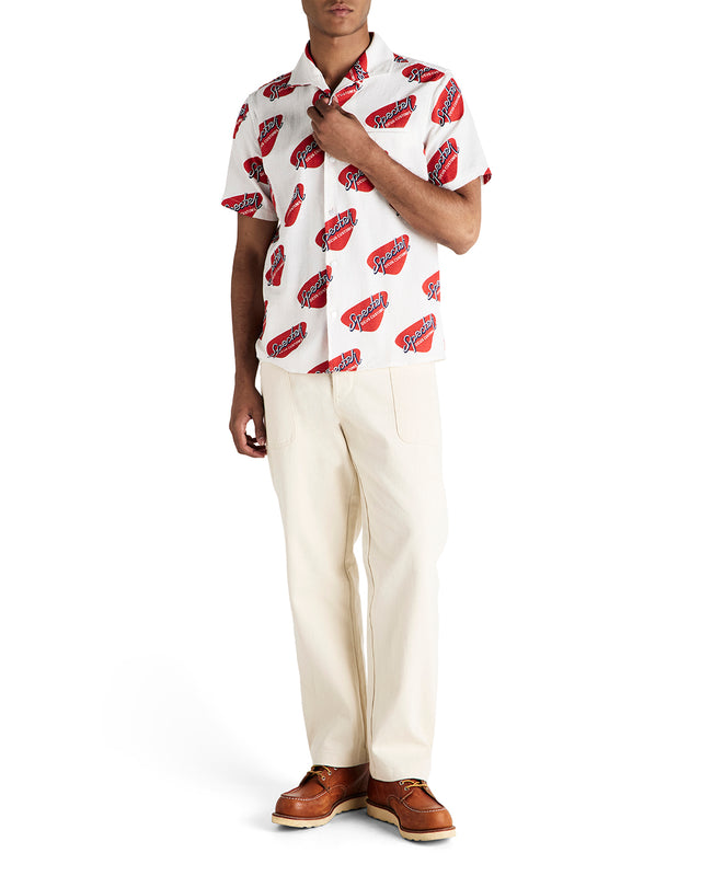 SPECTER STAMP SS SHIRT - VINTAGE WHITE