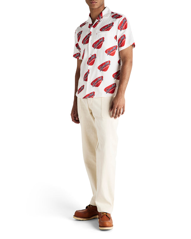 SPECTER STAMP SS SHIRT - VINTAGE WHITE