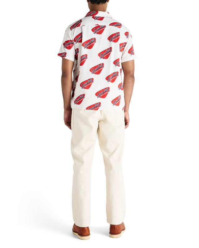 SPECTER STAMP SS SHIRT - VINTAGE WHITE