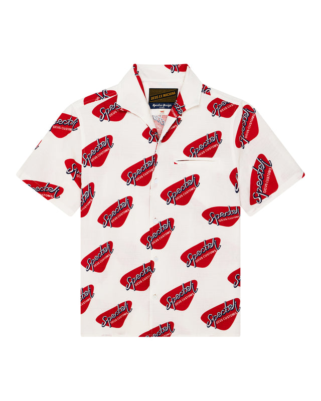 SPECTER STAMP SS SHIRT - VINTAGE WHITE