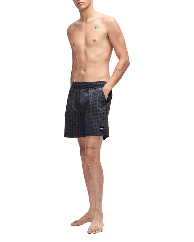 SERVICE SWIM SHORT 4 - BLACK