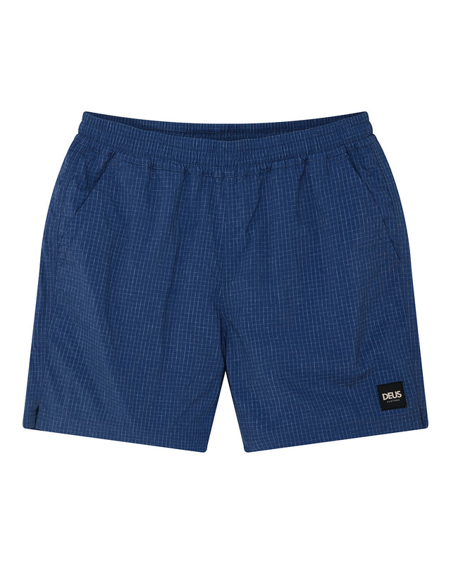 SERVICE SWIM SHORT 4 - MECHANIC BLUE