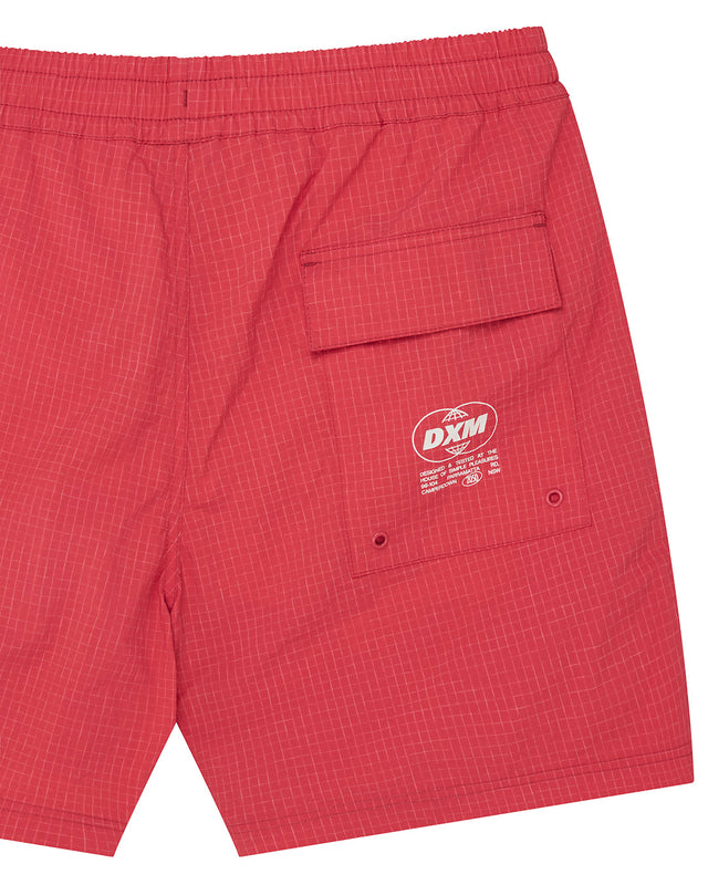 SERVICE SWIM SHORT 4 - MELON RED