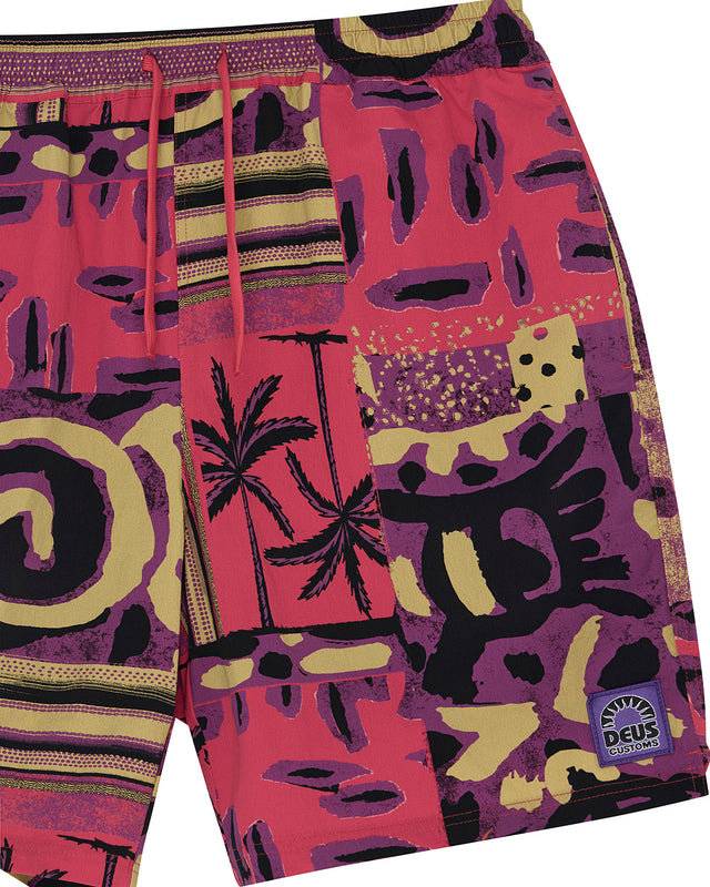 FREAMON SWIM SHORT - MELON RED