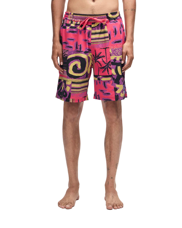 FREAMON SWIM SHORT - MELON RED