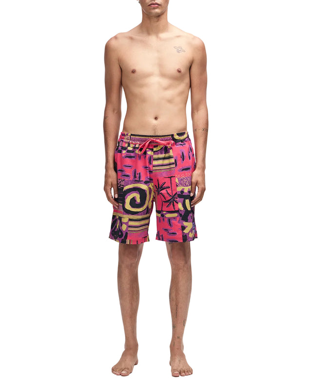 FREAMON SWIM SHORT - MELON RED