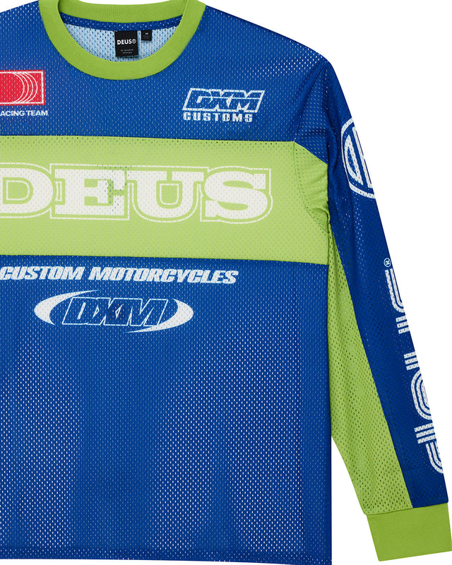 STEP OUT MOTO JERSEY - BLUE