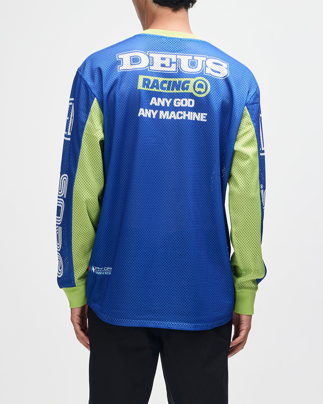 STEP OUT MOTO JERSEY - BLUE