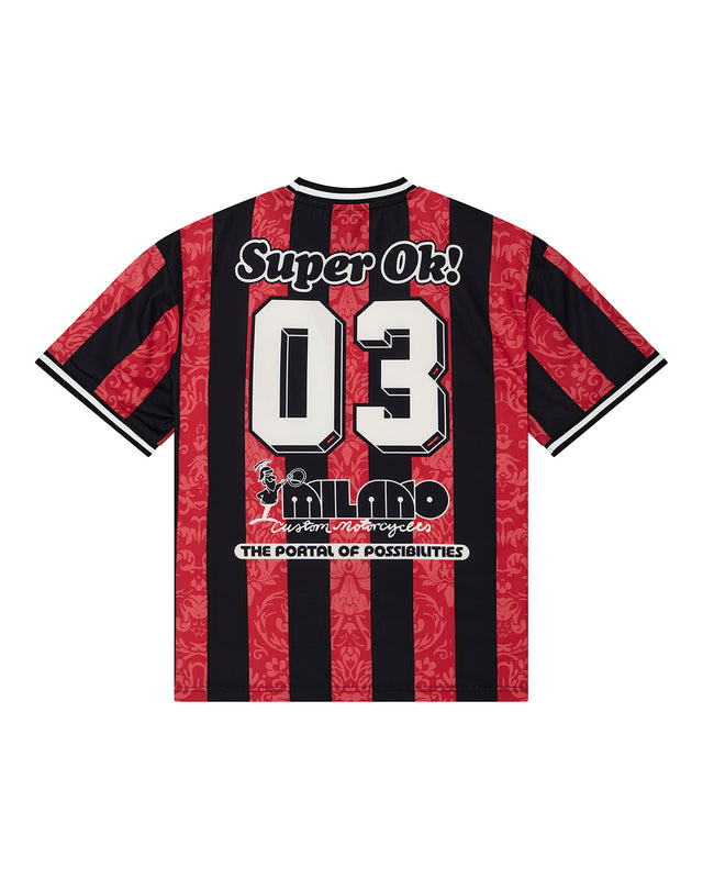 NOUVEAU MOTO TEE - FIERY RED