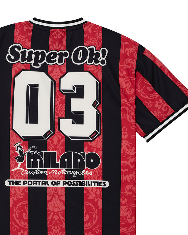 NOUVEAU MOTO TEE - FIERY RED