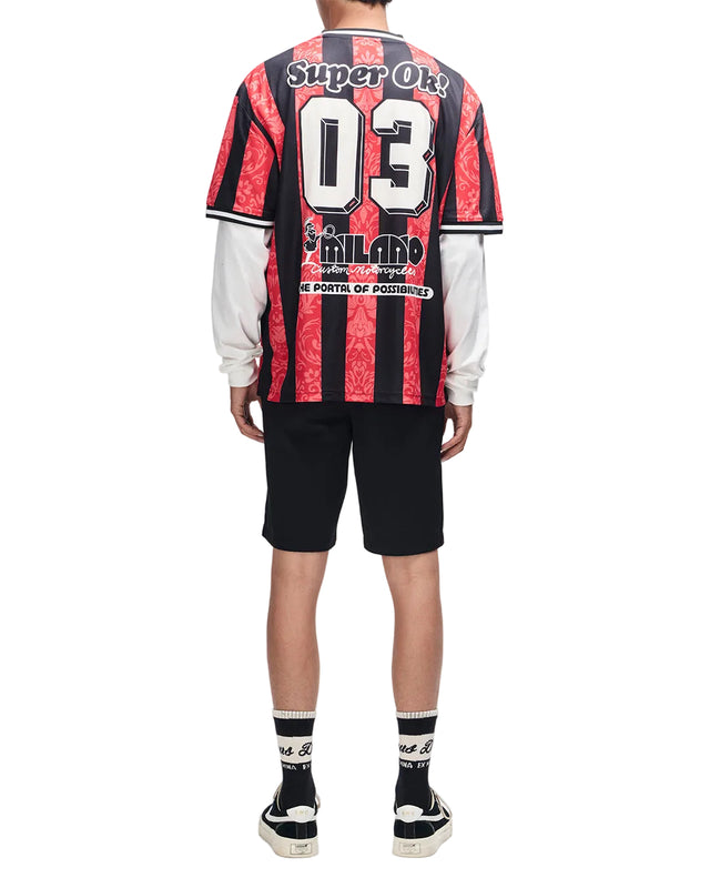 NOUVEAU MOTO TEE - FIERY RED