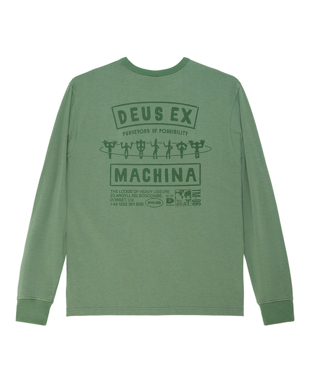 KUMBAYA LS TEE - LODEN FROST GREEN