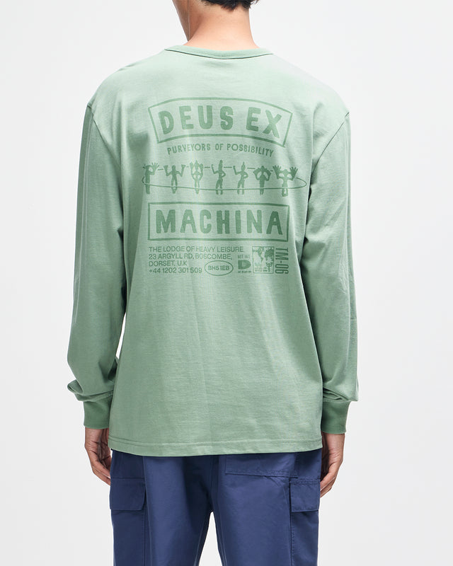 KUMBAYA LS TEE - LODEN FROST GREEN