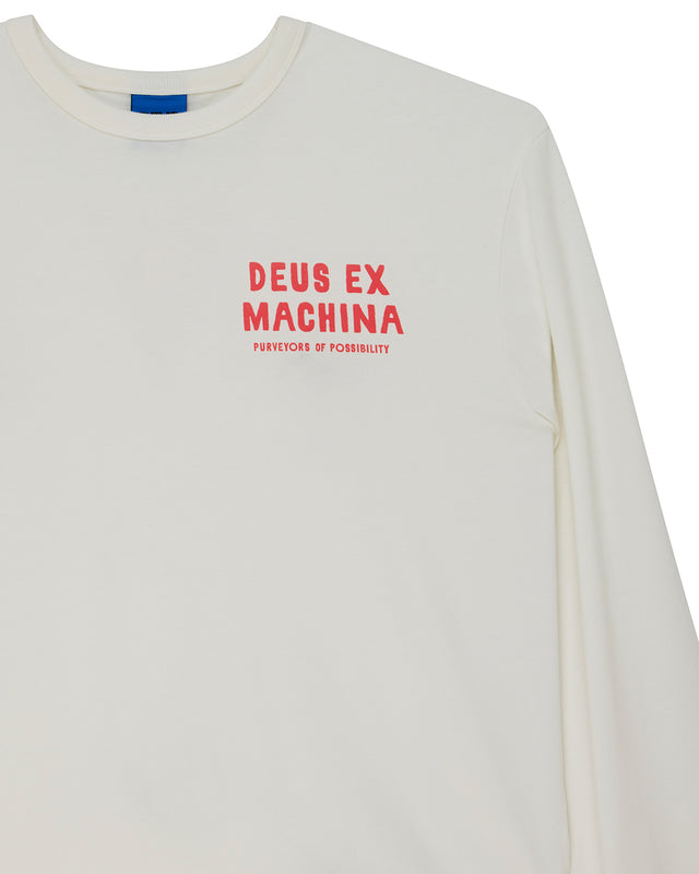 KUMBAYA LS TEE - VINTAGE WHITE