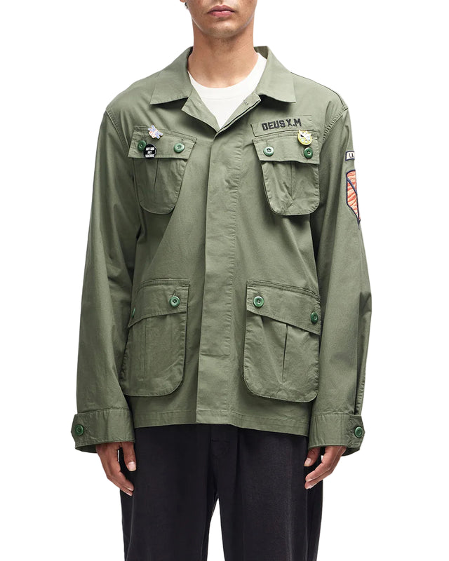 POWER OVERSHIRT - PINE GREEN