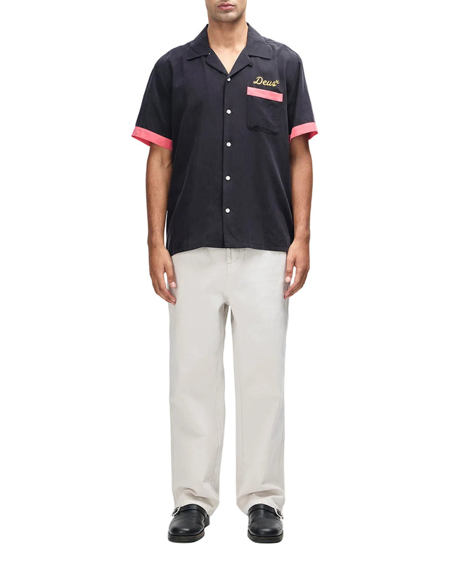 HISSSTERICAL BOWLING SHIRT - BLACK