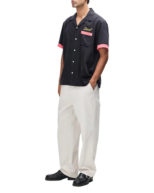 HISSSTERICAL BOWLING SHIRT - BLACK