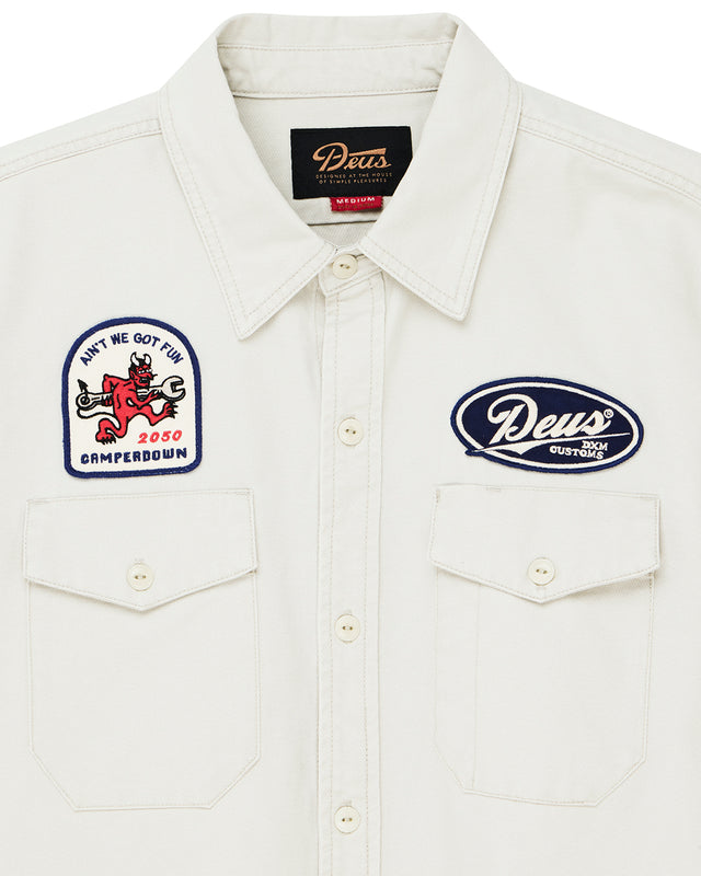 NOMAD SHIRT - DIRTY WHITE
