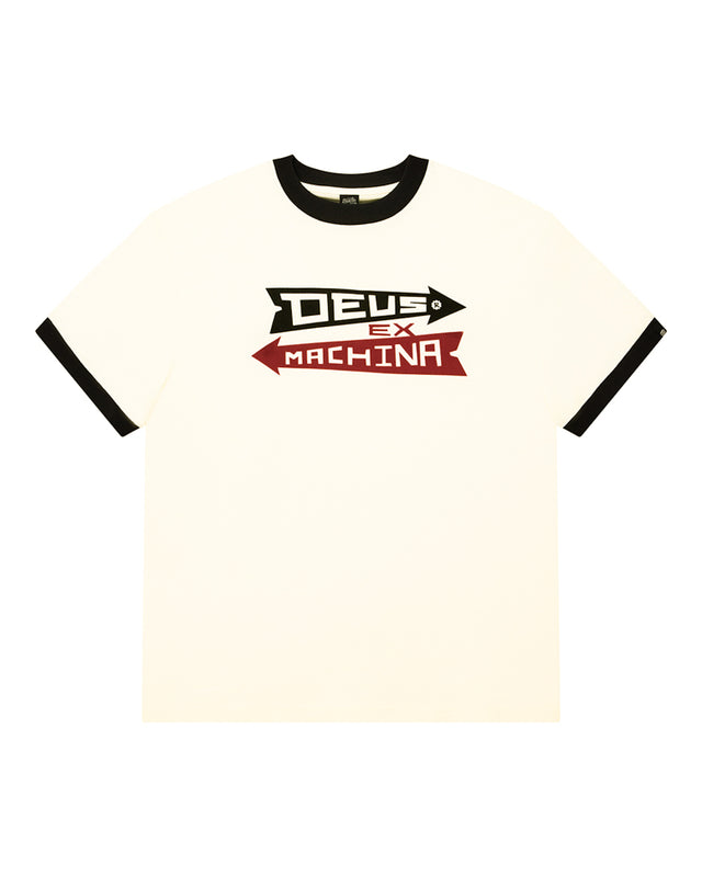 ARROWS RINGER TEE - PRISTINE WHITE